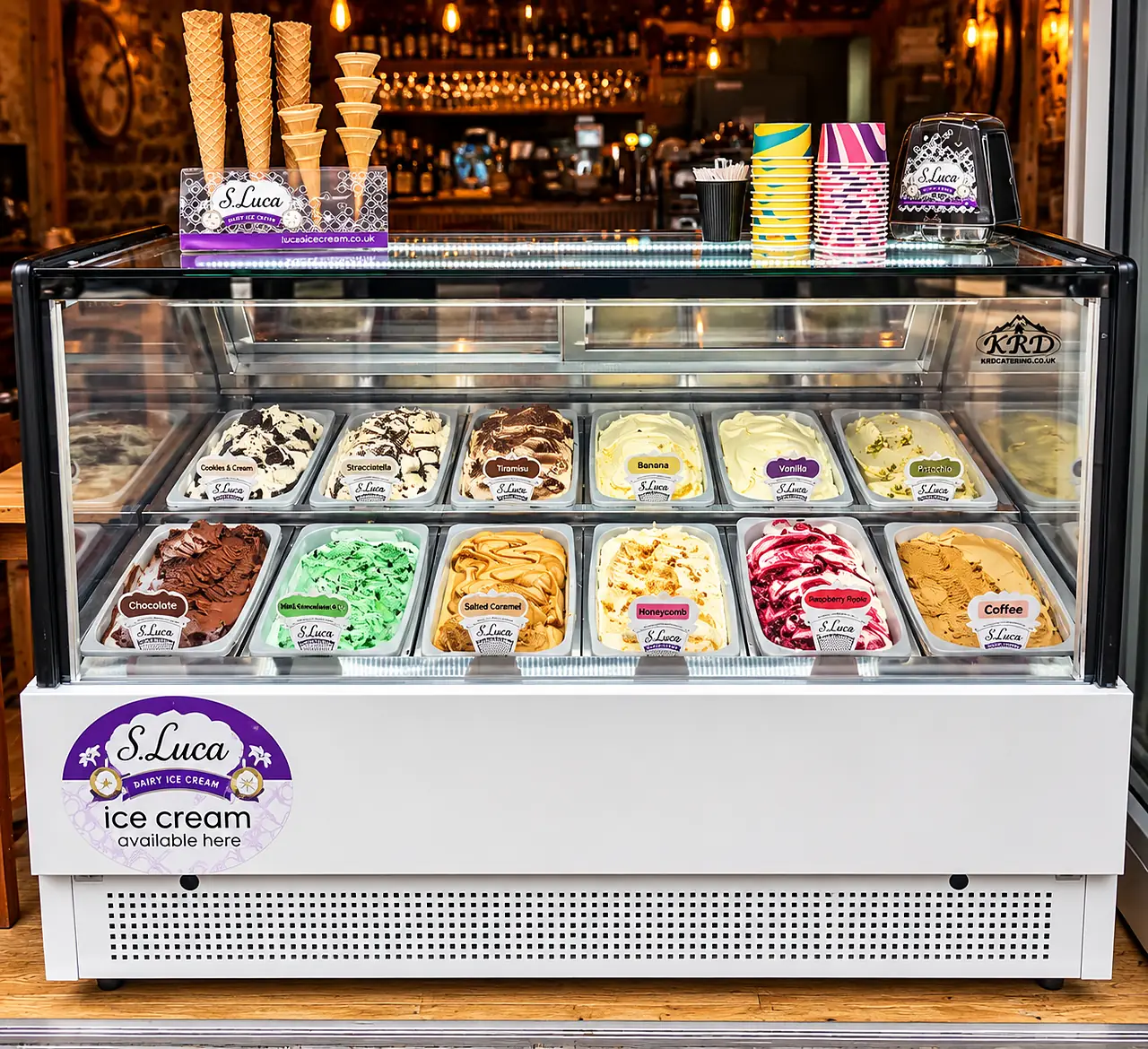 S. Luca ice cream counter